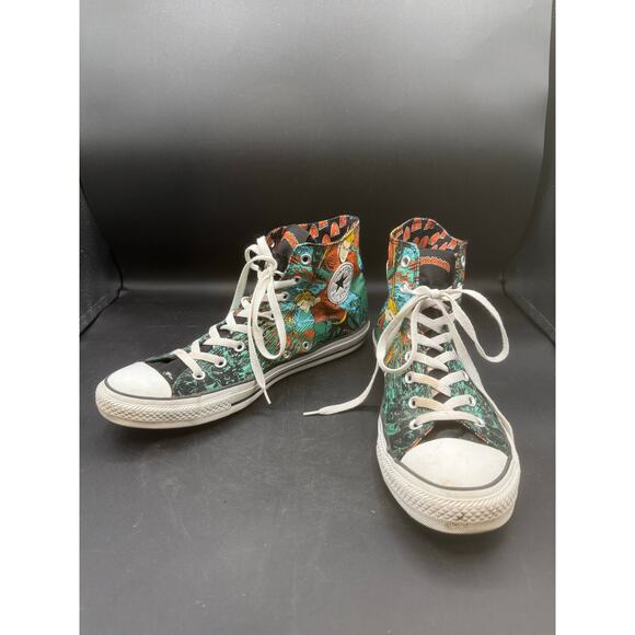 AQUAMAN Converse High Top Sneakers – DC Comics – Men’s Size 11-Vintage main image 5